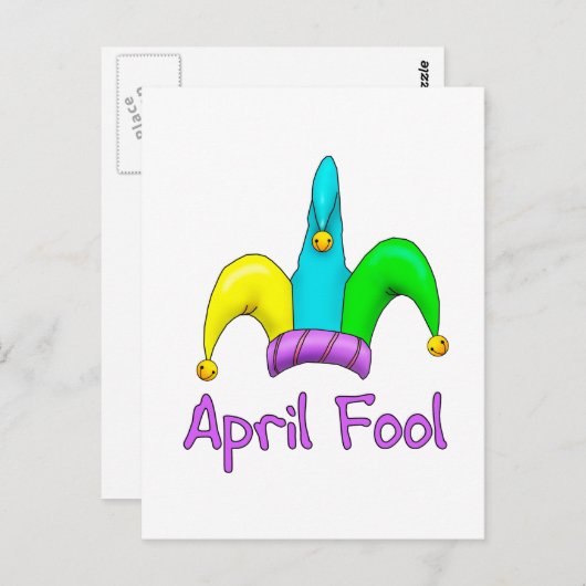 April Fool Briefkaart (Voorkant / Achterkant)
