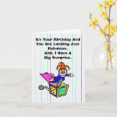 April Fool Day Birthday Card Kaart (Gele Bloem)