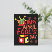 April Fool Day Briefkaart (Staand voorkant)