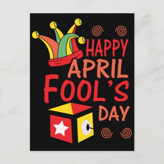 April Fool Day Briefkaart (Voorkant)
