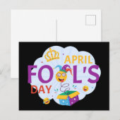 April Fool Day Feestdagenkaart (Voorkant / Achterkant)