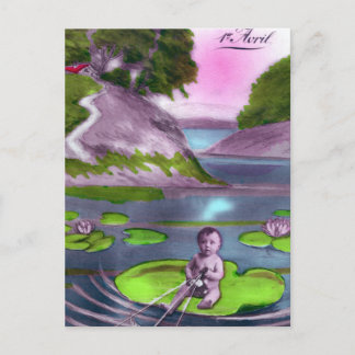 April Fool  Frans Briefkaart