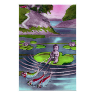 April Fool Frans Briefkaart Perfect Poster