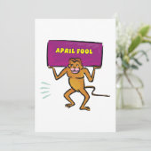 April Fool Kaart (Staand voorkant)