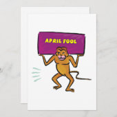 April Fool Kaart (Voorkant / Achterkant)