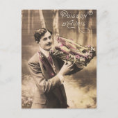  April Fools Dag Man Viscadeau Feestdagenkaart (Voorkant)