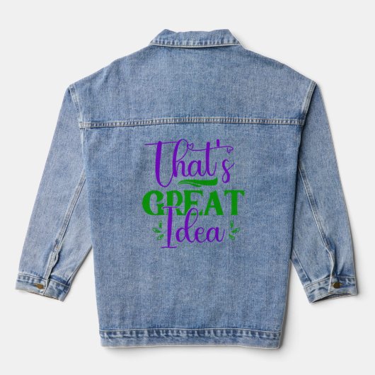 April Fools Day 2024 Denim Jacket (Achterkant)