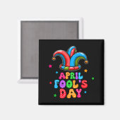 April Fool's Day April 1st Prank Joke Funny Gift  Magneet (Voorkant / Achterkant)