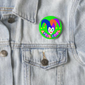April Fool's Day Badge Ronde Button 5,7 Cm (In situ)