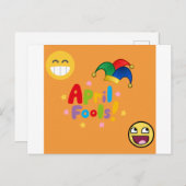 April Fools Day Briefkaart (Voorkant / Achterkant)