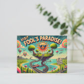 April Fools' Day, Briefkaart (Staand voorkant)