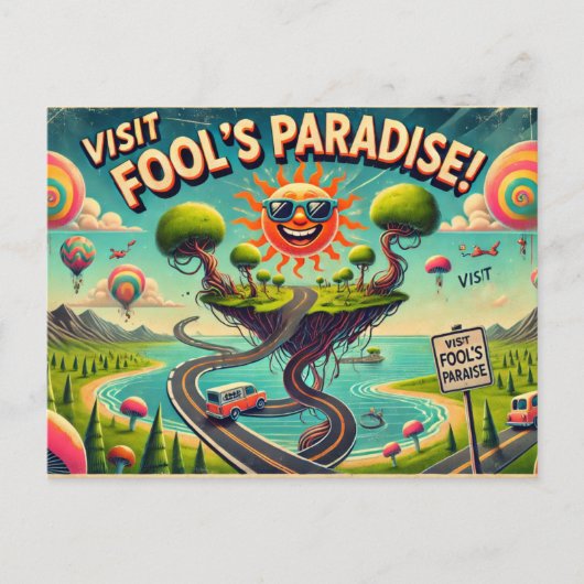 April Fools' Day, Briefkaart (Voorkant)