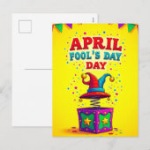 April Fools Day Feestdagenkaart (Voorkant / Achterkant)