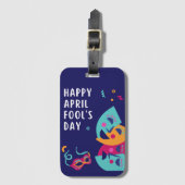 April Fool's Day Paper Bord Bagagelabel (Voorkant (verticaal))
