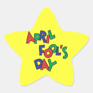April Fools Day Ster Sticker