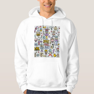 April Fools: kleurrijke doedelset. Hoodie