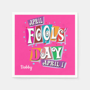 April Fools Paper Napkins Servet