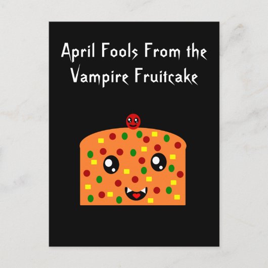 April Fools uit Vampire fruicake Briefkaart (Voorkant)