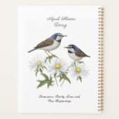 April Geboortemaand Bloem Daisy gekoesterde verjaa Planner (Achterkant)