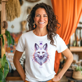 April Geboortemaand Spirit Animal Fox Tri-Blend Sh Shirt