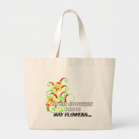 April - grote tote bag (Voorkant)