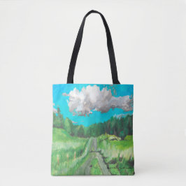 "April in Benbow" door Alarsen Artist Canvas tas