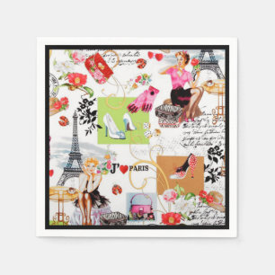 April in Parijs 2 Servet