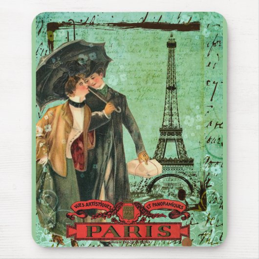 April in Paris Mousepad Muismat (Voorkant)