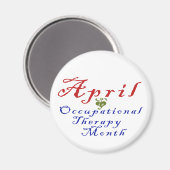 April is Arbeidshymaand Magneet (Voorkant / Achterkant)