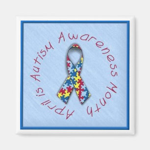 "April is Autism Awareness Maand" Magneet