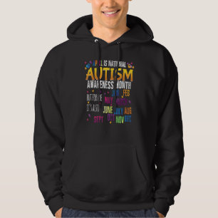 April is de nationale maand van autisme voorlichti hoodie