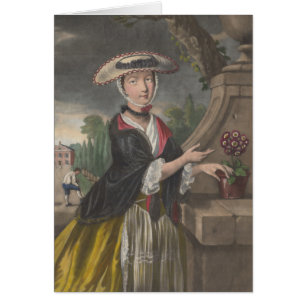 April is een vrouw - 1767 Allegory