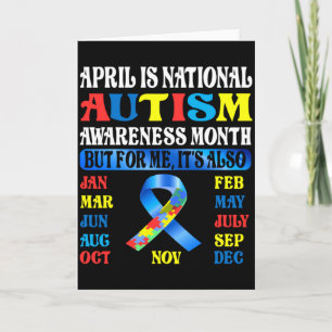 April Is National Autism Awareness Month Kinderen Kaart