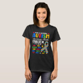 April Is National Autism Awareness Month Puzzle Pi T-shirt (Voorkant volledig)