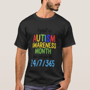 April Is Nationale Autisme Maand Autistisch  T-shirt