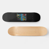 April is Nationale maand van Autism Bewustheid Skateboard (Horizontaal)