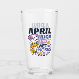 April Knuffels en Natte Neuzen – Mooie Hond en Kat Glas