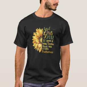 April Meisje 2012 10 jaar oud 10 zondag T-shirt