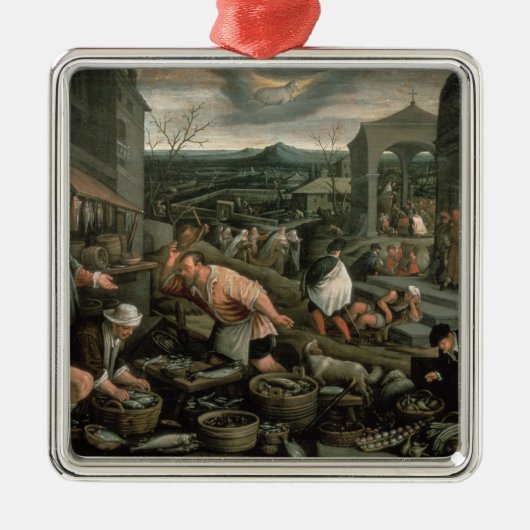 April Metalen Ornament (Voorkant)