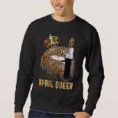 April Queen Leopard Lips Shirt April (Voorkant)