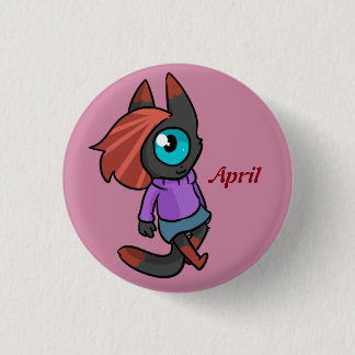 April Ronde Button 3,2 Cm
