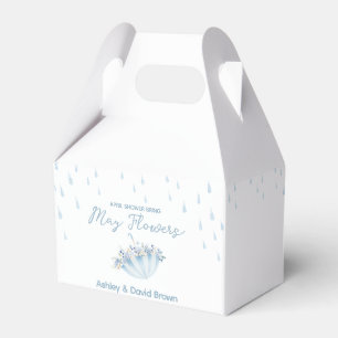 April Schuur Brengt Mei Bloemen Baby Shower Bedankdoosjes