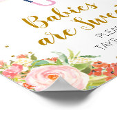 April Shower Baby's zijn lekker. Poster (Hoek)