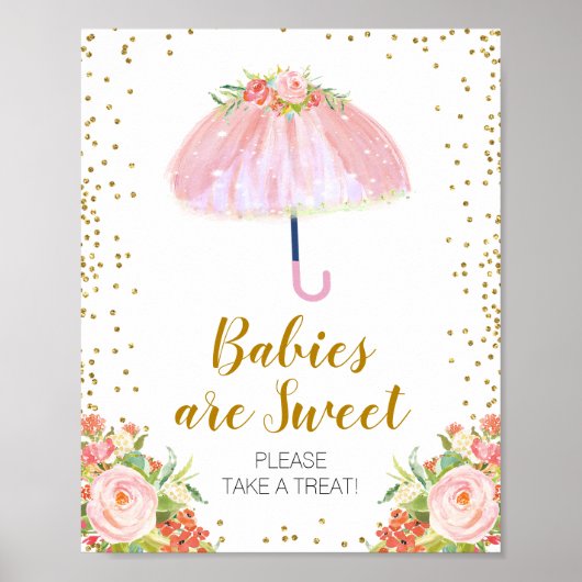 April Shower Baby's zijn lekker. Poster (Voorkant)