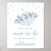April Shower Bring May Flowers Envelope Station Poster (Voorkant)