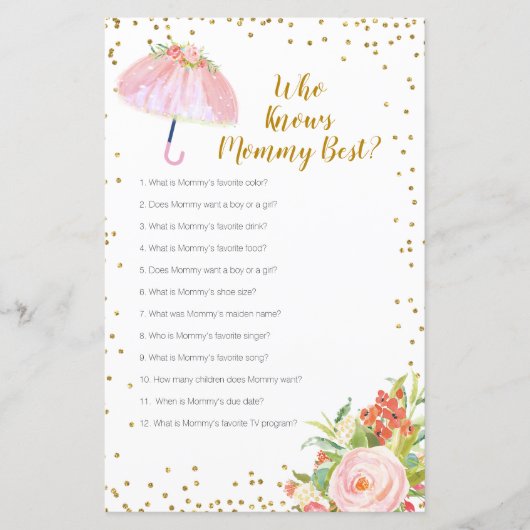 April Shower die mama het beste spel kent (Voorkant)