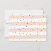 April Shower Umbrella Floral Hartelijk dank Bedankkaart (Achterkant)