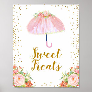 April Showers brengen May Flowers Sweet Treins Poster