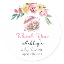 April Showers brengt May Flowers Baby shower-gunst