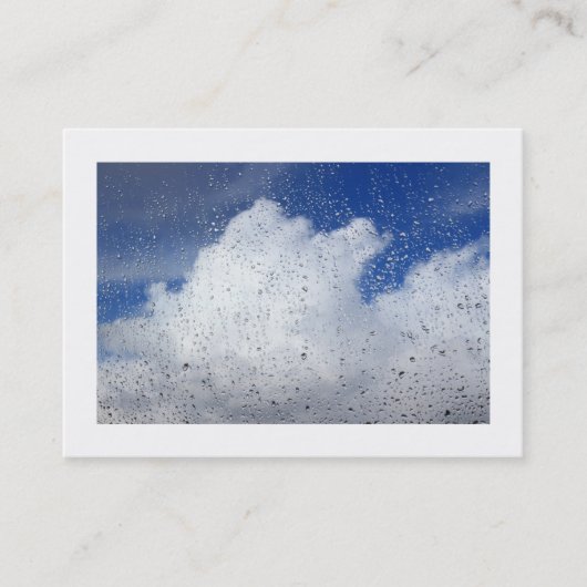 April Showers (Grenzen) Visitekaartje (Voorkant)